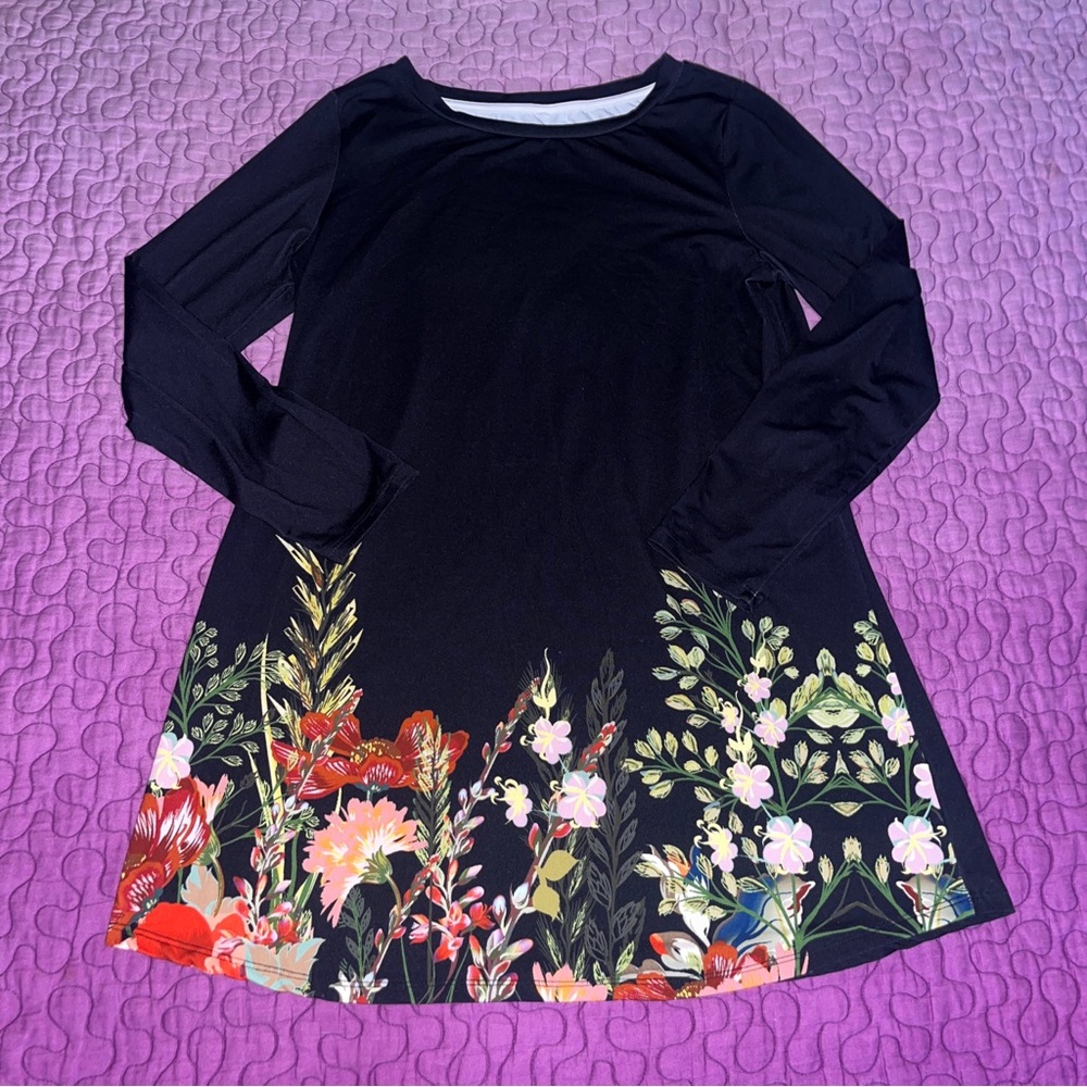 Floral Long Sleeve Dress